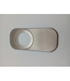 Embellecedor Cromo Mate 10-164x74mm | Herrajes HE