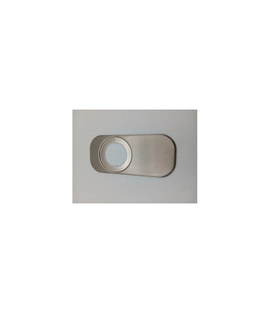 Embellecedor Cromo Mate 10-164x74mm | Herrajes HE