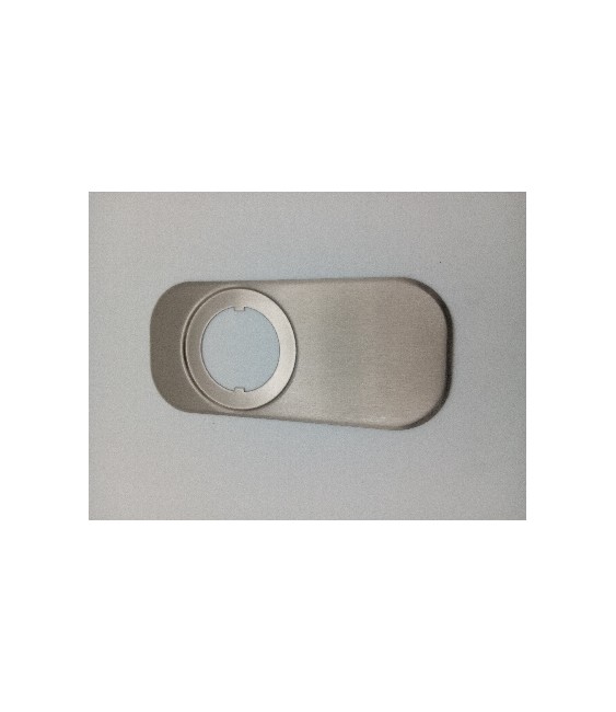 Embellecedor Cromo Mate 10-164x74mm | Herrajes HE