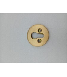 Escudo Seguridad Latón Mate 31-65mm | Herrajes HE