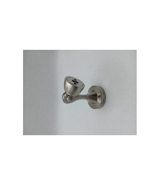 Tope Puerta Mod. 710 Níquel Cepillado | Herrajes HE