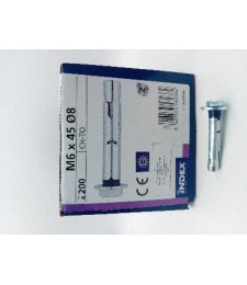 Anclaje CH M6x45 Broca de 8 | Fijación Robusta | Herrajes HE