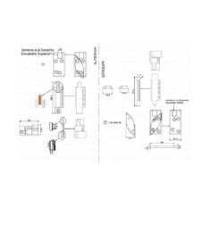 Kit Simple Hoja Cremona Estandar RF-2015 | Herrajes HE