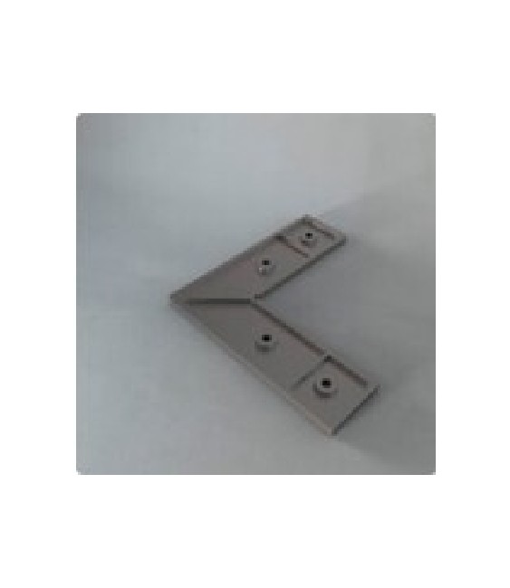 Escuadra Barandilla Fija - Soporte Robusto y Seguro | Herrajes HE