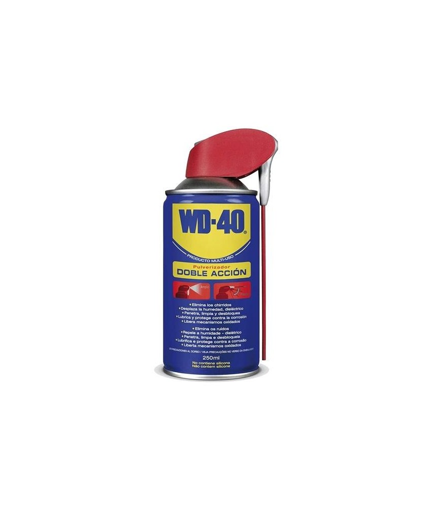 Aceite WD-40 Silicona 250ml Doble Acción Protección | Herrajes HE