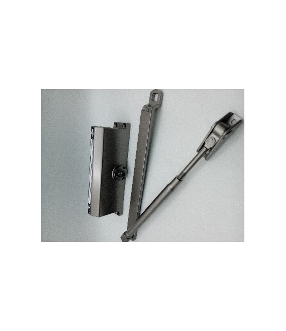 Muelle JUSTOR 12RL Efecto Inox para Puertas | Herrajes HE