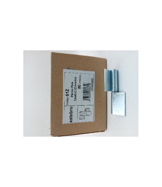 Pernio Pala 12x80x2 Cincado Ref-61Z | Herrajes HE