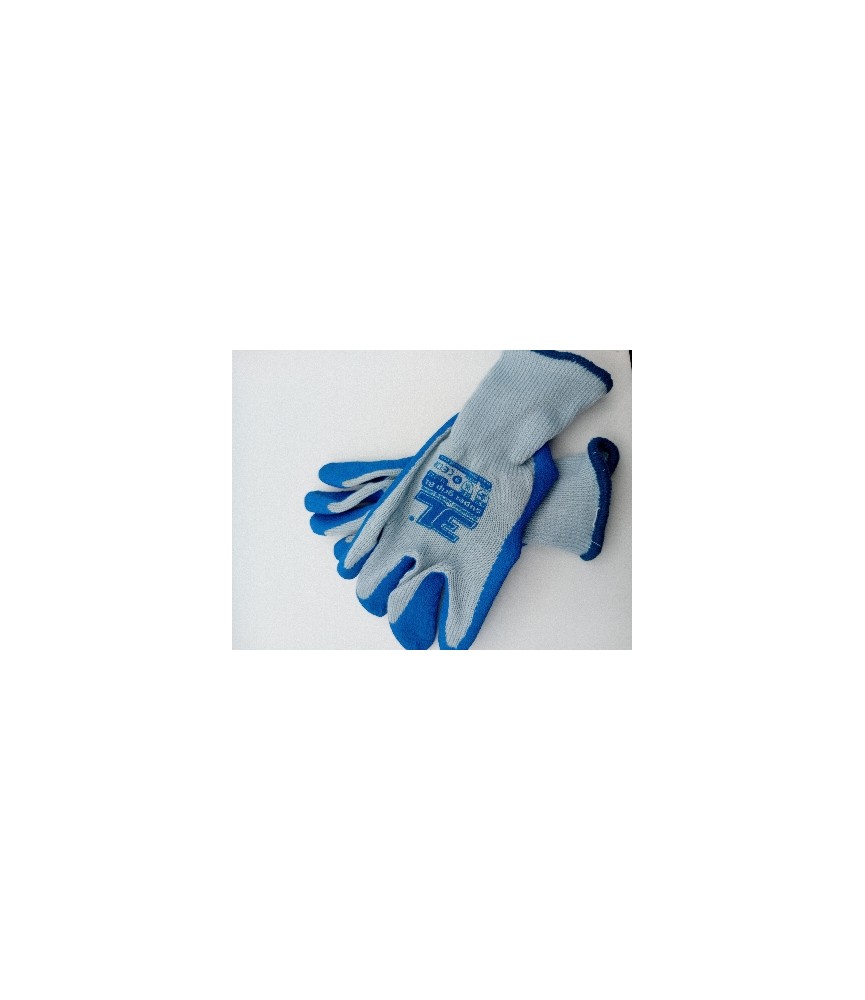Guantes Super Grip Azules Talla 9 | Protección y Agarre | Herrajes HE