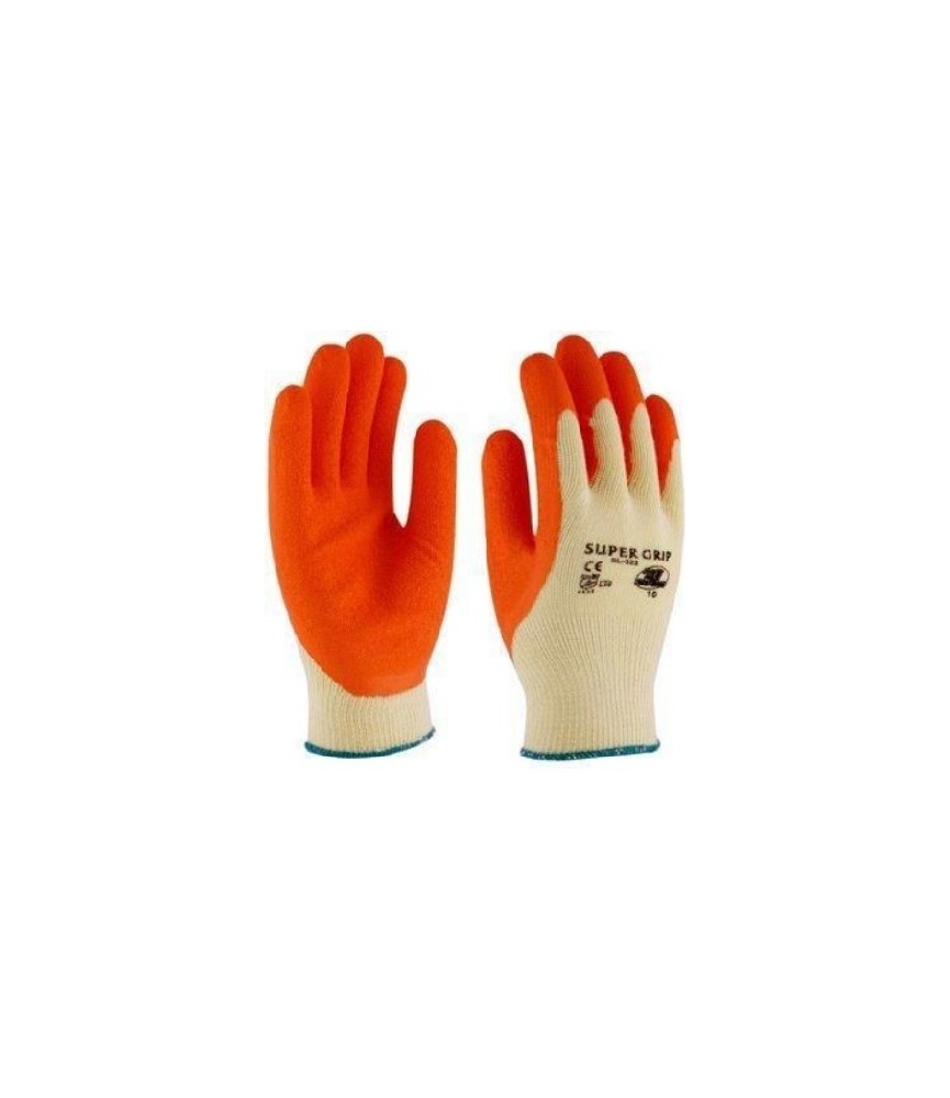 Guantes Super Grip Naranjas Talla 9 | Agarre Extra | Herrajes HE