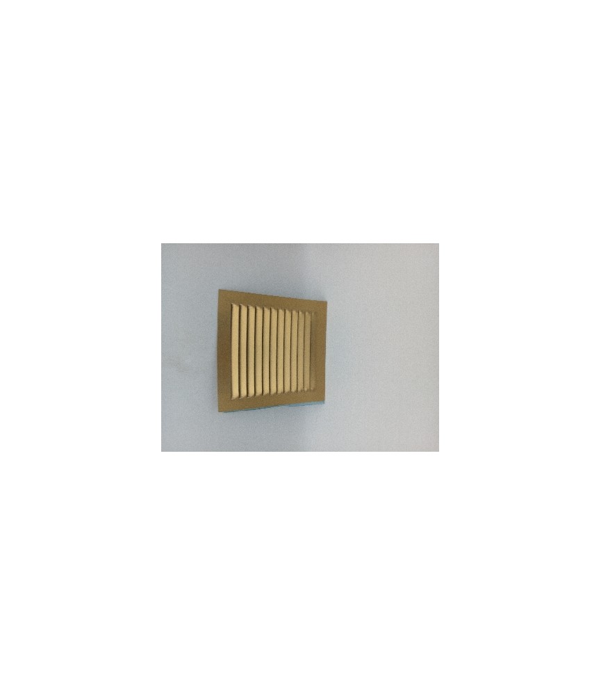 Chapa Rejilla Oro 15x15cm | Herrajes HE