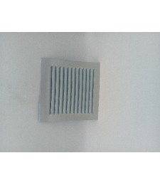 Chapa Rejilla 15x15 Plata | Moderna y Funcional | Herrajes HE