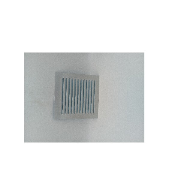 Chapa Rejilla 15x15 Plata | Moderna y Funcional | Herrajes HE