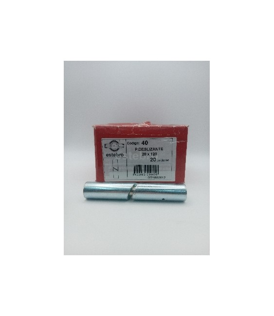 Pernio Nudo Deslizante 20x120 Cementado | Herrajes HE