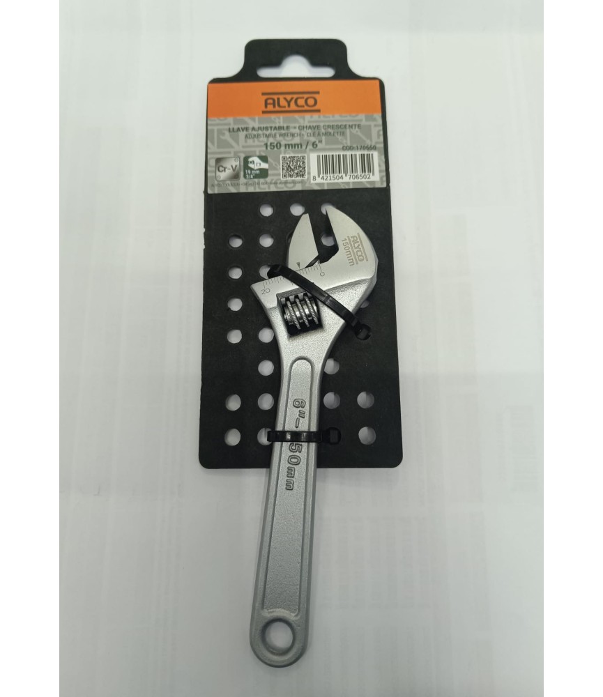 Llave Inglesa Ajustable Nº6 | Herrajes HE