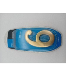 Número 9 Color Oro Alma | Herrajes HE