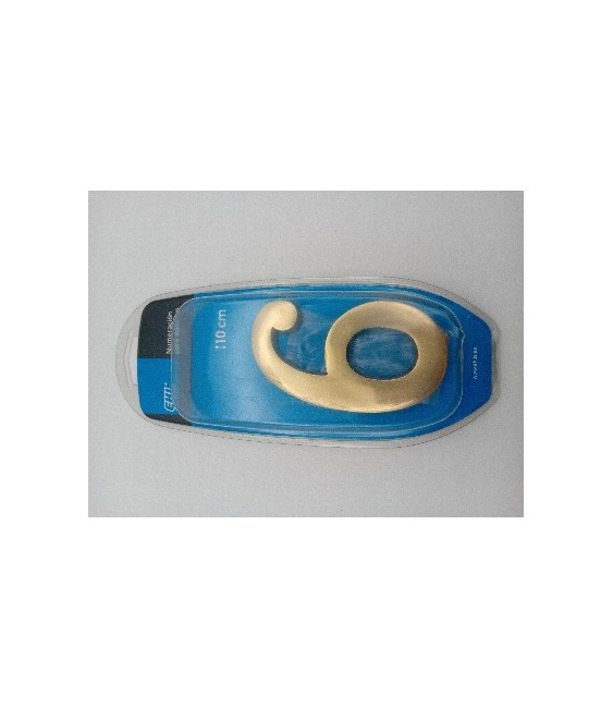 Número 9 Color Oro Alma | Herrajes HE