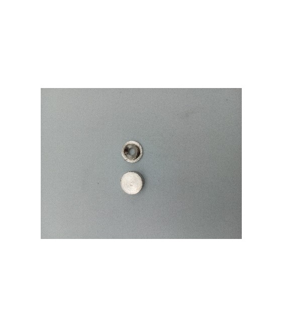 Embellecedores Lisos Cromo 39/16 Plata | Herrajes HE