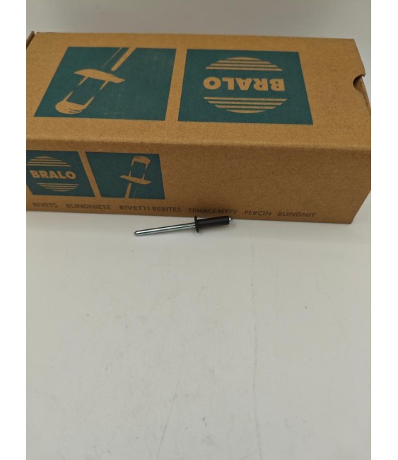 Remache Bralo 4.8x16 Negro, Fijación Segura | Herrajes HE