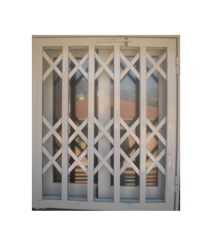 Metros Puerta Ballesta Blanco/Galvanizado | Herrajes HE