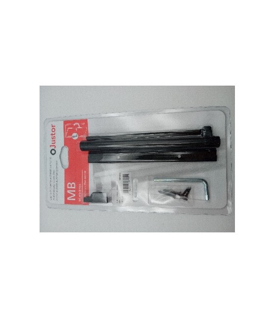 Muelle Brazo Justor Negro para Puertas | Herrajes HE