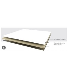 Panel Sandwich 2000x1000x10 Blanco 0.8L | Herrajes HE