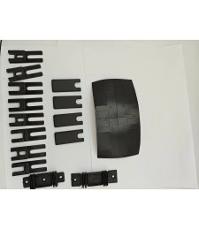 Kit ALUPRON 24 Marco 75 Cortavientos Caucho | Herrajes HE