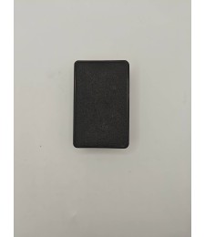 Tapón Cuadrado Negro 80x50mm para Perfiles | Herrajes HE