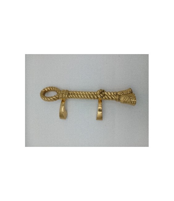 Tirador Metal Cuerda Latón 380MM | Herrajes HE