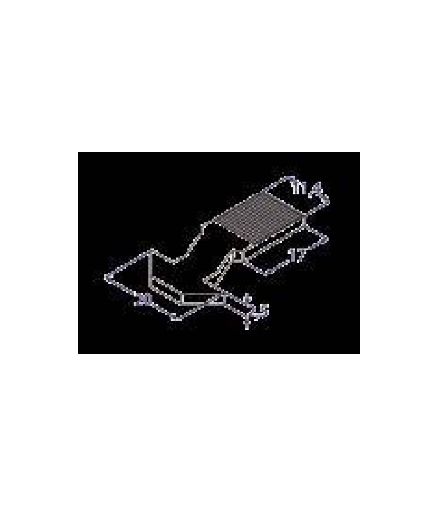 Lengüeta 1498D Pequeña Desplazada Zamak | Herrajes HE