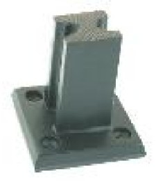 Tapa Base Aluminio 30x30 Bruto | Herrajes HE