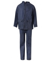 Traje Lluvia PVC Azul Marino Talla L | Herrajes HE