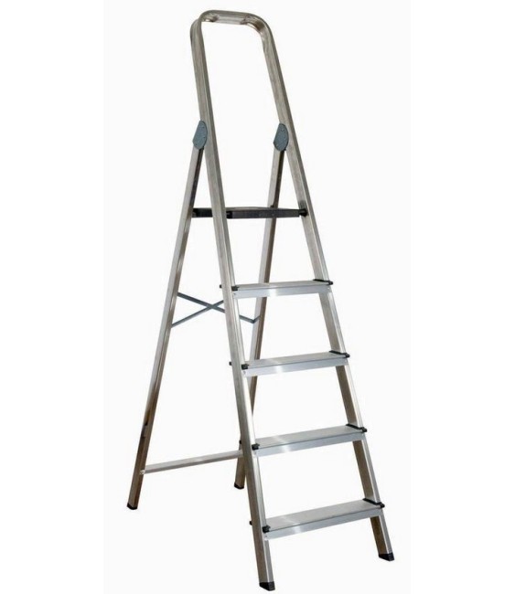Escalera de Aluminio 5 Peldaños | Herrajes HE