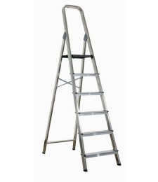 Escalera de Aluminio 6 Peldaños | Herrajes HE