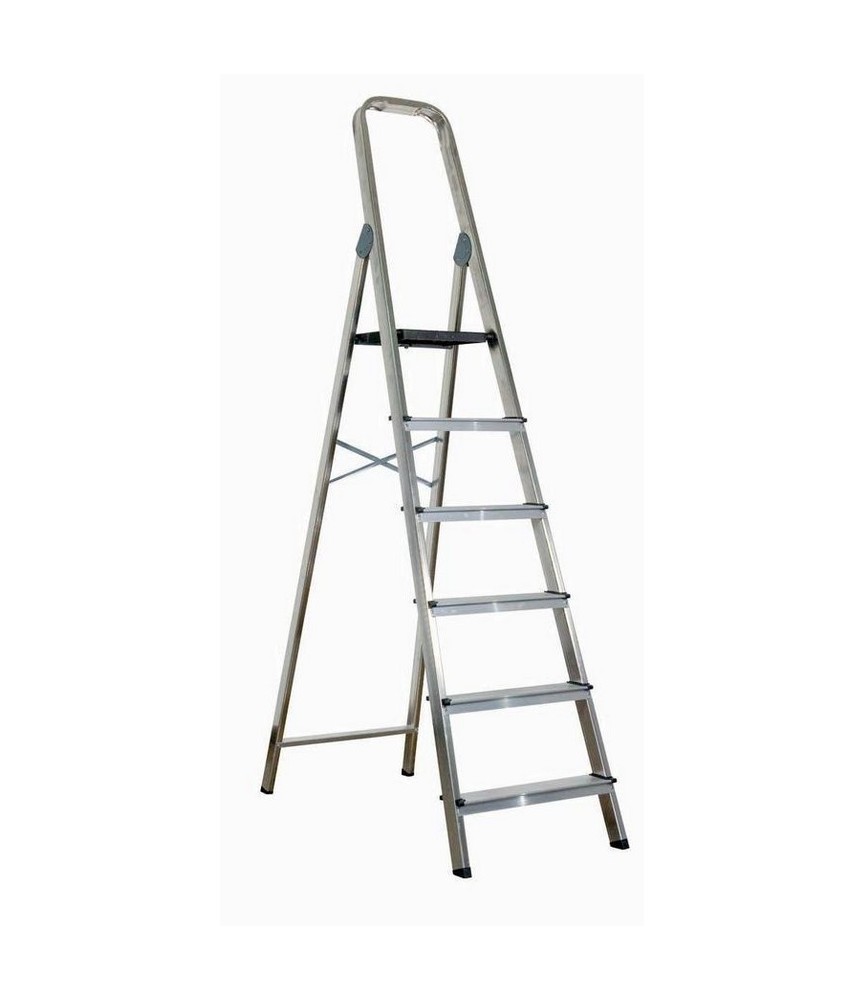 Escalera de Aluminio 6 Peldaños | Herrajes HE