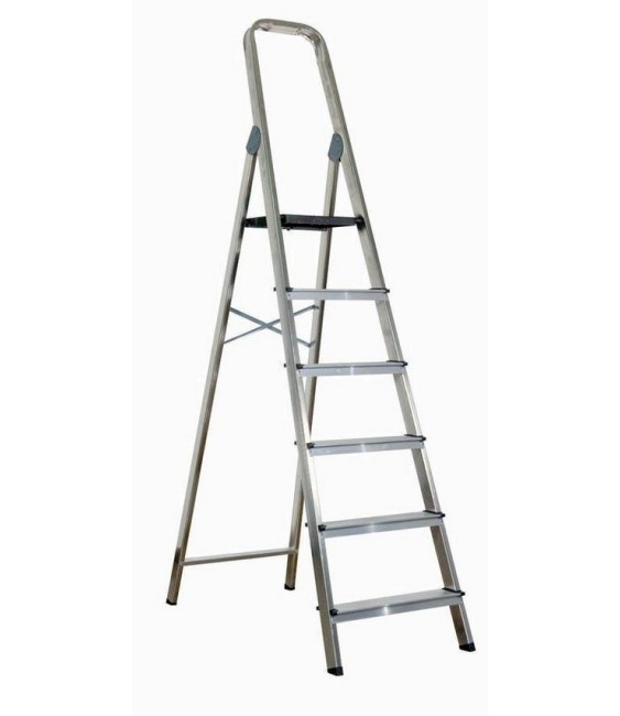 Escalera de Aluminio 6 Peldaños | Herrajes HE