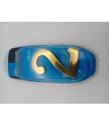 Número 2 de Latón Clásico y Resistente | Herrajes HE