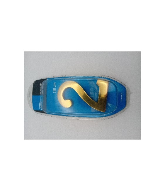 Número 2 de Latón Clásico y Resistente | Herrajes HE