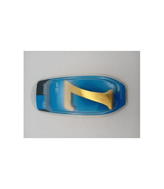 Número 7 de Latón Distinguido para Puertas | Herrajes HE