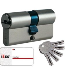 Bombillo Seguridad ISEO R6 40x40 Níquel 5 Llaves | Herrajes HE