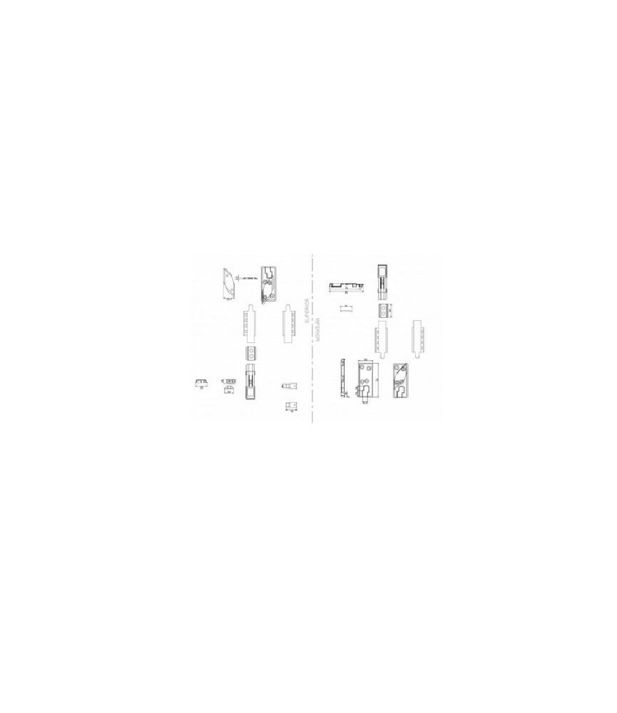 Kit Doble Hoja 40x20 Exterior | Herrajes HE