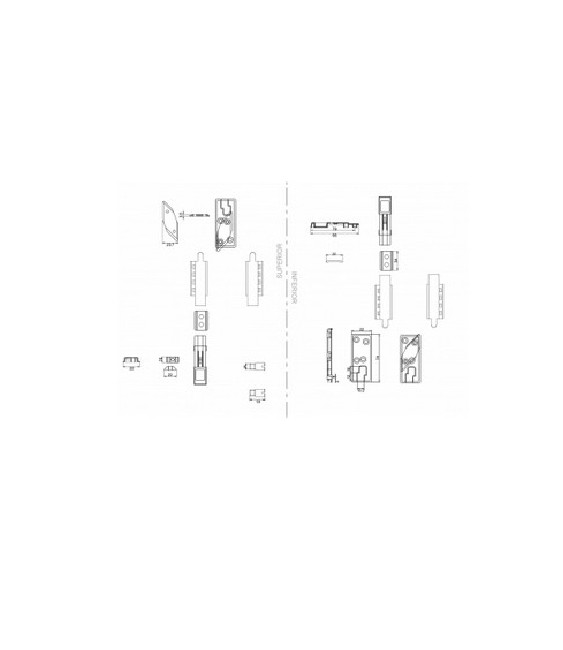 Kit Doble Hoja 40x20 Exterior | Herrajes HE