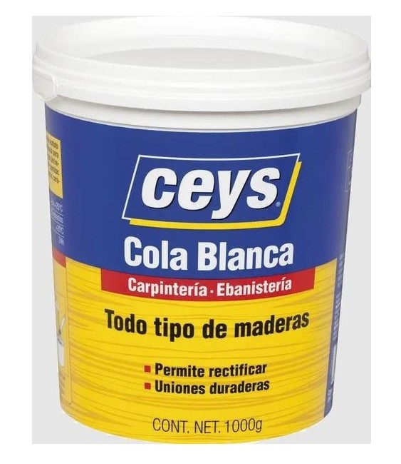 Cola Blanca Universal 1000gr Madera Bricolaje | Herrajes HE