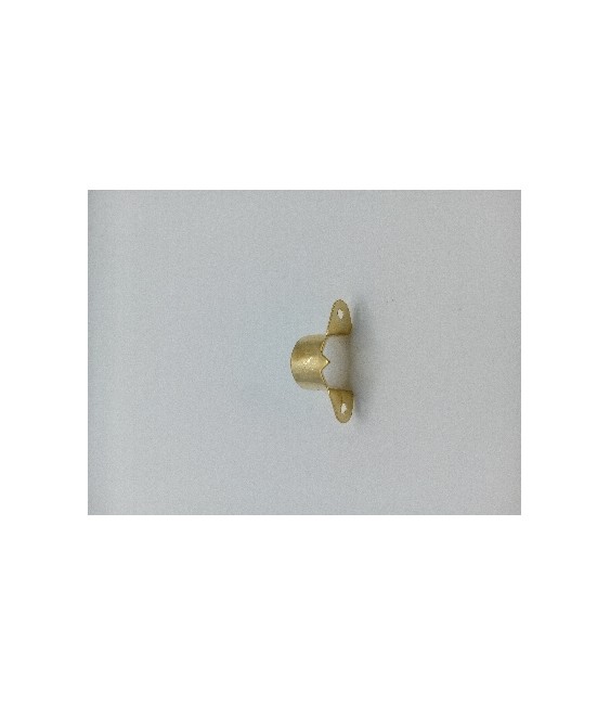 Soporte Barra Armario Latón 16mm | Herrajes HE