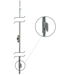 Mecanismo Multipunto E15 Teknica 600mm 2P | Herrajes HE