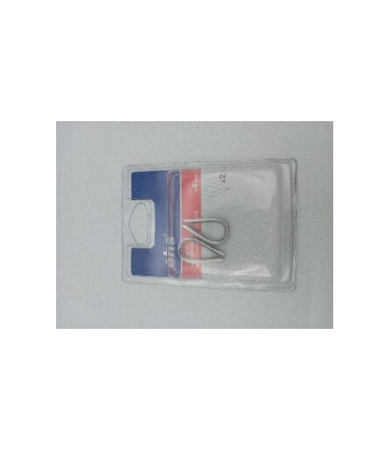 Blíster Guardacabos Inox P/Cable 4mm | Herrajes HE