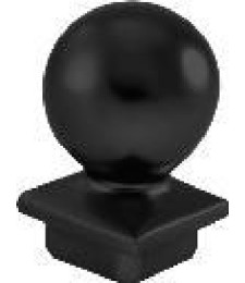 Remate Bola Aluminio 40x40 Negro | Herrajes HE