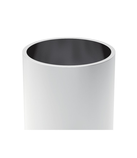 Tubo Redondo 40x2100 mm Anodizado Inox | Herrajes HE