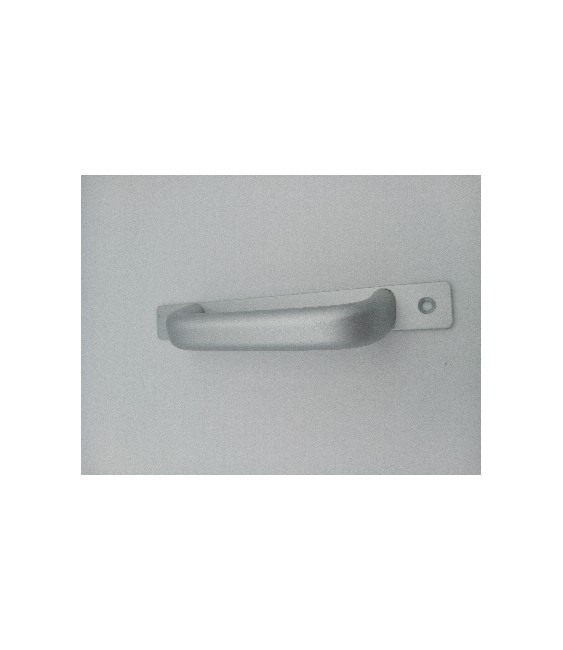 Asa Tirador Ovalada Desplazada Plata | Herrajes HE