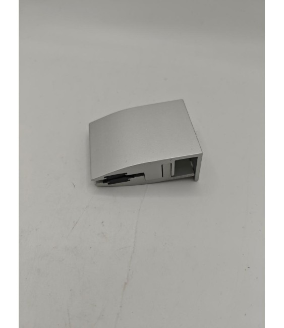 Pinza Fijacristales Plata para Barandillas | Herrajes HE