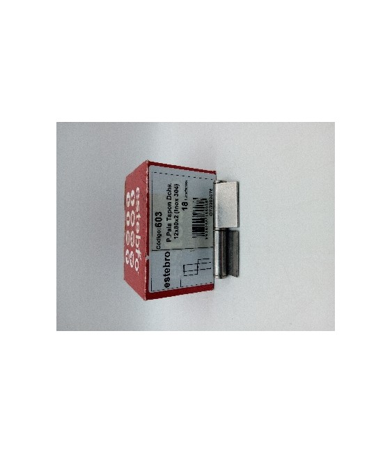 Bisagra Aleta 12x80x2 Inox Derecha | Herrajes HE